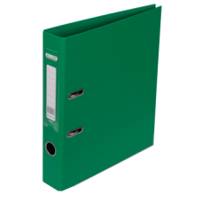 Папка-регистратор двухсторонняя ELITE. А4. ширина торца 50/55 мм (внутр./внешн.), зеленая