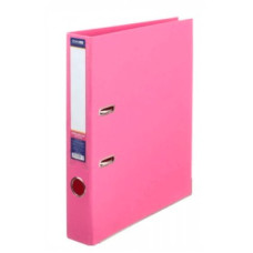 Папка-реєстратор А4 LUX Economix, 70 мм, пастельна рожева