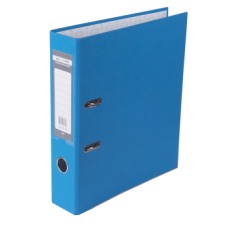 Папка-регистратор односторонняя LUX. JOBMAX. А4. ширина торца 70/75 мм (внутр./внешн.), светло-синяя