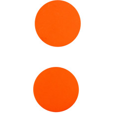 Набір значків світловідбиваючих, помаранчеві