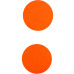 Набір значків світловідбиваючих, помаранчеві - K23-107-4