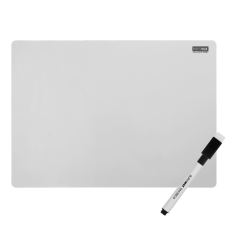 Планер настінний магнітний, A3, 45×30,5×0,05 см, з маркером для магнітних дошок, міні, чорний, 1–2 мм, з магнітом і губкою.