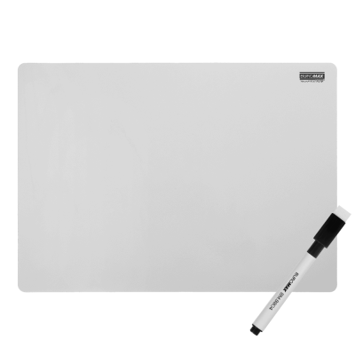 Планер настінний магнітний, A3, 45×30,5×0,05 см, з маркером для магнітних дошок, міні, чорний, 1–2 мм, з магнітом і губкою.