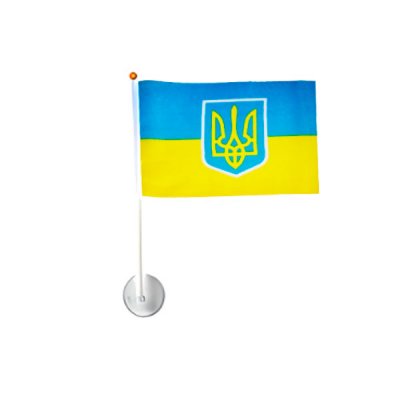 Прапор України на присосці (12х20) авто - 630204 Axent