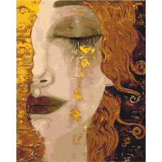 Картина за номерами "Золоті сльози. Анн-Марі Зільберман", 40*50, KIDS Line