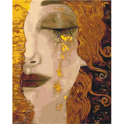 Картина за номерами "Золоті сльози. Анн-Марі Зільберман", 40*50, KIDS Line - ZB.64042 ZiBi