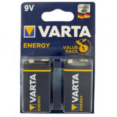 Батарейка VARTA ENERGY 6F22 bl (2/20/100) - aim.9745