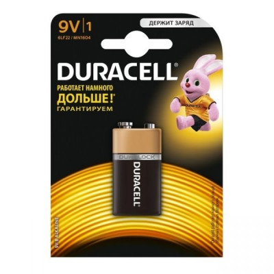 Батарейка 6LR61 DURACELL КРОНА 20шт/уп - 08354 Duracell