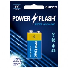 Батарейка Power Flash 6LR61 bl (1/10/240)
