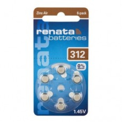 Батарейка RENATA ZA 312 (6/60/300) - 5081 Duracell