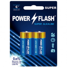 Батарейка Power Flash LR14 bl (2/12/192)