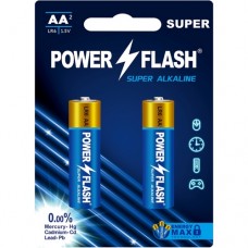 Батарейка Power Flash LR06 bl (2/24/480)