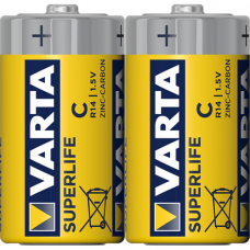 Батарейка VARTA SUPERLIFE R14 (C) box (2/24/120)