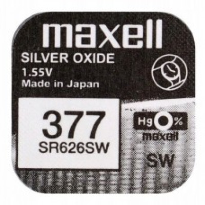 Батарейка Maxell 377(626) - 6132 Duracell