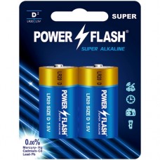 Батарейка Power Flash LR20 bl (2/12/192)