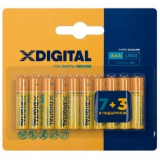 Батарейка X-DIGITAL LR 03 уп. 1x10 шт.