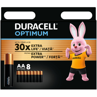 Duracell OPTIMUM AA Бат. Алкалінові CEE GEN3 8 шт