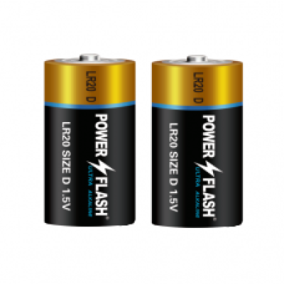 Батарейка Power Flash LR20 box (2/12/96) - 7242 Panasonic