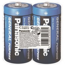 Батарейка Panasonic GENERAL PURPOSE R14 ZINK-CARBON box (2/24/480)