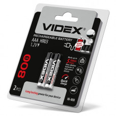 Акумулятор Videx R03 800mAh (передзаряд) bl (2/20/200)