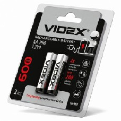 Акумулятор Videx R6 600mAh bl (2/20/200) - 6708