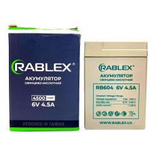 Аккумулятор Rablex 6v-4.5Ah (RB604)