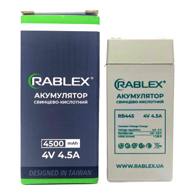 Аккумулятор Rablex 4v-4.5Ah (RB445) - MB-86750