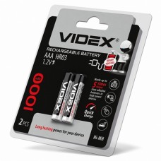 Акумулятор Videx R03 1000mAh (передзаряд) bl (2/20/200)