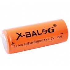 Акумулятор X-Balog 26650 Li-ion 8800mAh 4,2V (1/300)