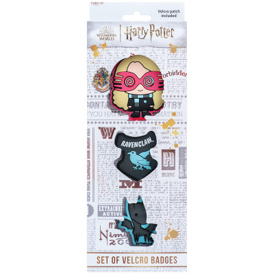 Набір бейджів на липучці Kite Harry Potter HP24-3012-3, 3 шт.