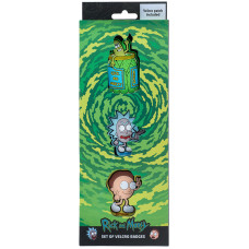 Набір бейджів на липучці Kite Rick and Morty RM24-3012, 3 шт.