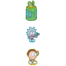 Набір бейджів на липучці Kite Rick and Morty RM24-3012, 3 шт.