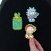 Набір бейджів на липучці Kite Rick and Morty RM24-3012, 3 шт.