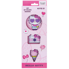 Набір бейджів на липучці Kite Hello Kitty HK24-3012-2, 3 шт.