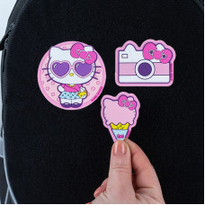 Набір бейджів на липучці Kite Hello Kitty HK24-3012-2, 3 шт.