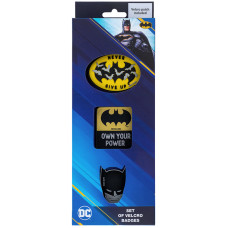 Набір бейджів на липучці Kite DC Comics Batman DC24-3012-1, 3 шт.