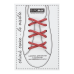 Шнурки для взуття, червоні - BM.9790-05 Buromax