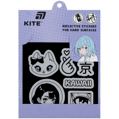 Набір світловідбивних стікерів для твердих поверхонь, Kite