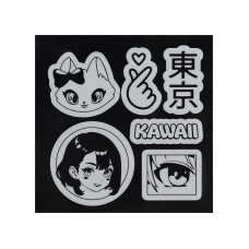 Набір світловідбивних стікерів для твердих поверхонь, Kite