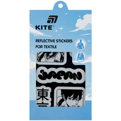 Набір світловідбивних стікерів для текстилю, Kite