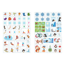 Christmas sticker book. Зимові розваги