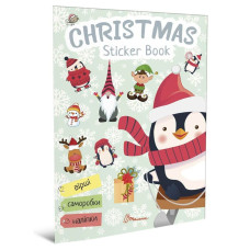 Christmas sticker book. Ялинка