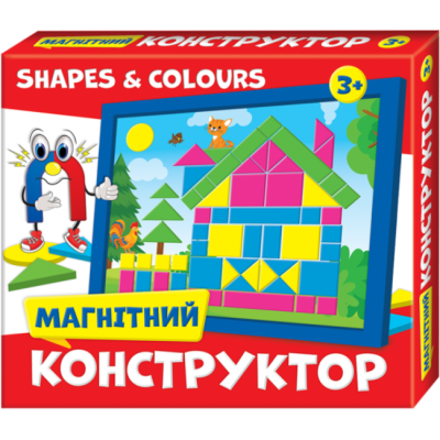 SHAPES & COLOURS. Магнітний конструктор (Укр) Мій успіх+ (4823076000653) (484810) Ран.484810