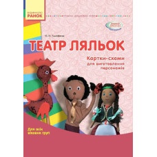 СУЧАСНА дошкільна освіта: ТЕАТР ЛЯЛЬОК. Папка (картки + метод.) Для всіх вікових груп (Укр) Ранок О134101У (9789667484033) (267329)