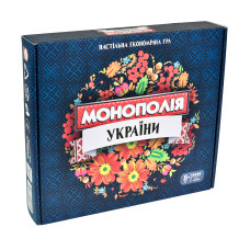 Настільна гра Strateg Монополія України економічна українською мовою (7008)