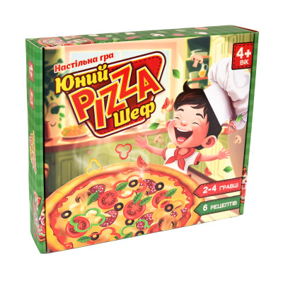 Настільна гра Юний Pizza Шеф Strateg українською мовою (30781)