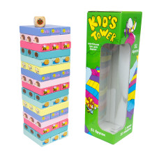 Гра Strateg Kid's Tower дженга українською мовою (30863)