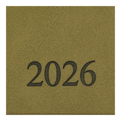 Щоденник датований 2025 FORCES, A5, світло-коричневий, штучна шкіра/поролон BM.21130-18