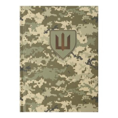 Записна книжка ARMED FORCES, А6, 64 арк., клітинка, тверда обкладинка, мат. ламінація, т.зелений - BM.24614103-16