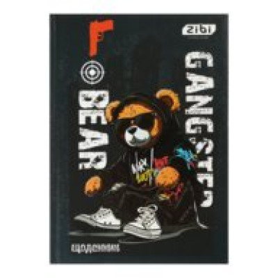 Щоденник шкільний BEAR TOY, В5, 40арк, тверд. обкл., мат. ламінація + виб.УФ-лак і конгрев, тиснен.